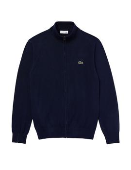 Cardigan Lacoste de cremallera y algodón ecológico