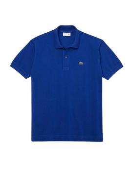 Polo Lacoste L1212 azul manga corta para hombre