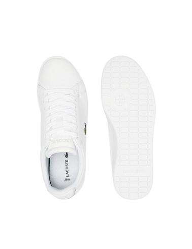 Zapatillas Lacoste de mujer Carnaby Evo de piel napa blancas