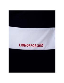 Camiseta Lion of Porches bicolor cuello redondo manga corta