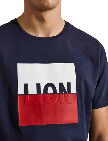 Camiseta Lion of Porches manga corta y cuello redondo