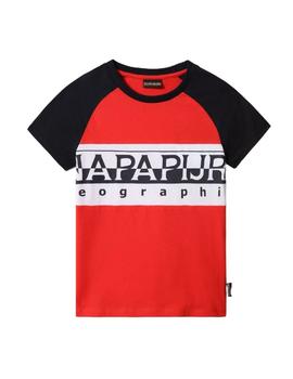Camiseta Napapijri Entremont de cuello redondo y manga corta