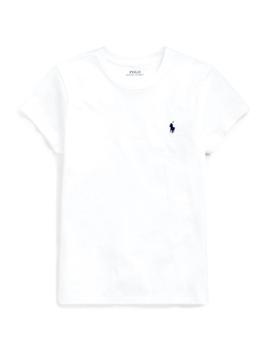 Camiseta Polo Ralph Lauren básica de mujer blanca