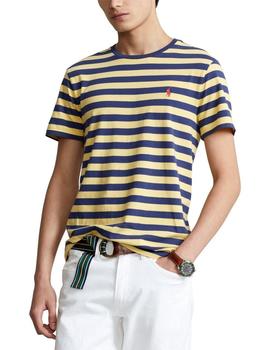 Camiseta Polo Ralph Lauren Custom Slim Fit a rayas