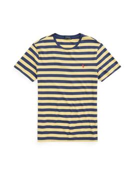 Camiseta Polo Ralph Lauren Custom Slim Fit a rayas