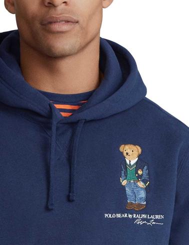 Polo Ralph Lauren sudadera osito azul