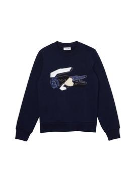 Sudadera Lacoste de mujer con estampado cocodrilo