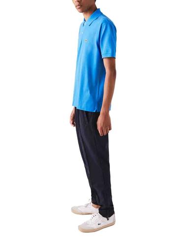 Polo Lacoste L1212 azul manga corta para hombre