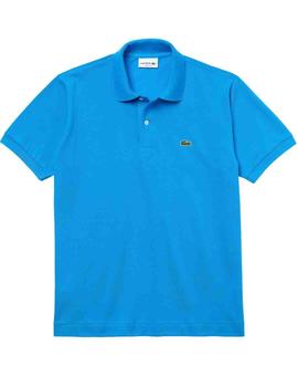 Polo Lacoste L1212 azul manga corta para hombre