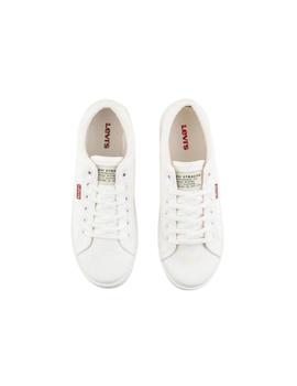 Zapatillas Levi's® Malibu 2.0 de mujer en color blanco