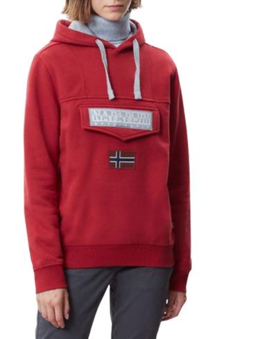 Sudadera Napapijri Burgee para hombre con capucha