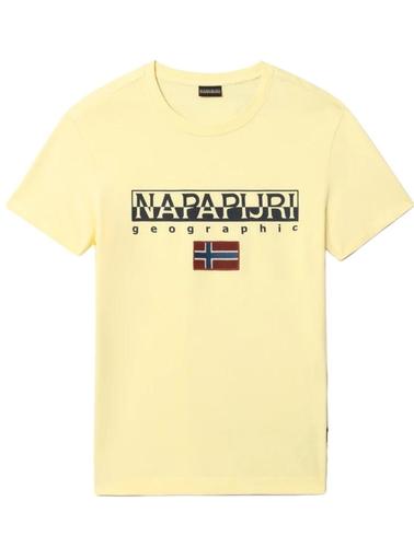 Camiseta Napapijri Ayas de cuello redondo y manga corta