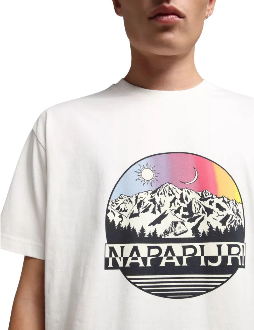 Camiseta Napapijri Quintino de cuello redondo y manga corta