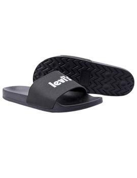 Levis chanclas negras