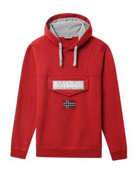 Sudadera Napapijri Burgee para hombre con capucha