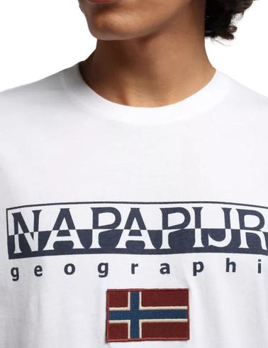 Camiseta Napapijri Ayas de cuello redondo y manga corta