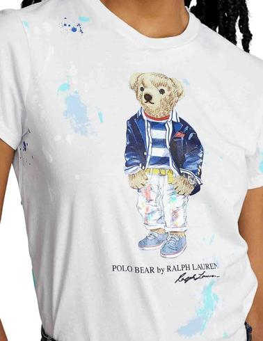 Camiseta Polo Ralph Lauren de cuello redondo con Polo Bear