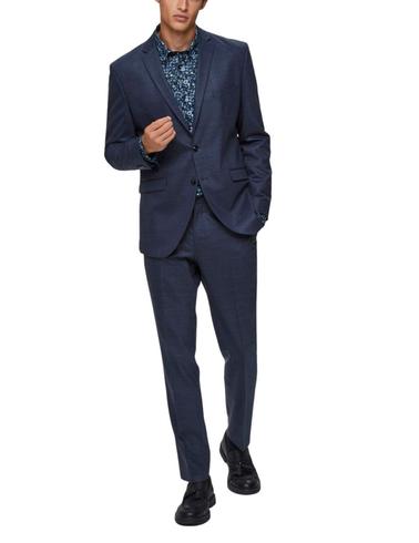 Blazer Selected Homme de corte Slim Fit azulón de hombre