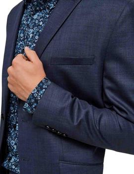 Blazer Selected Homme de corte Slim Fit azulón de hombre