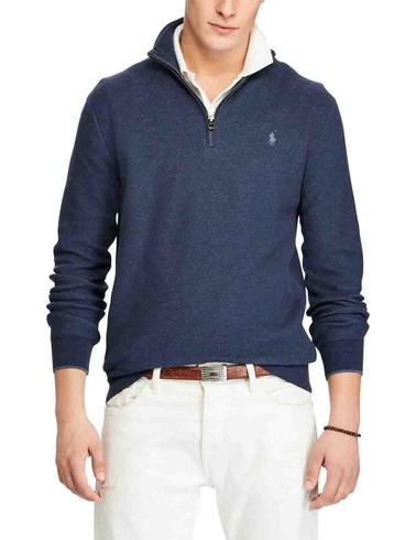 Jersey Polo Ralph Lauren para hombre con media cremaller