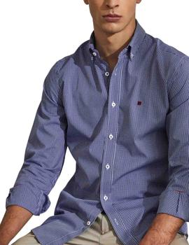 Camisa Lion of Porches slim fit con estampado vichy