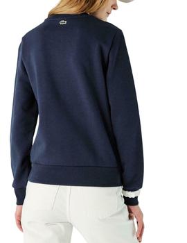 Sudadera Lacoste de mujer con estampado cocodrilo