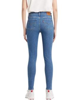 Pantalón Levi's® 720 Hirise Super Skinny Medium Indigo Worn