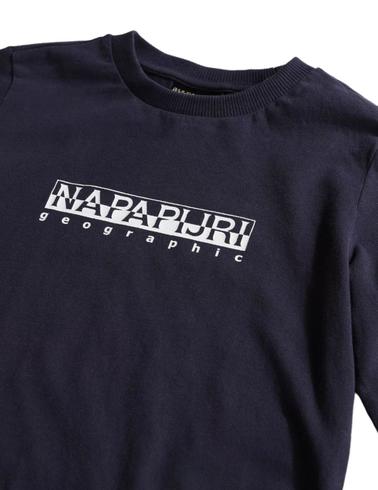 Camiseta Napapijri Box de manga larga y cuello redondo