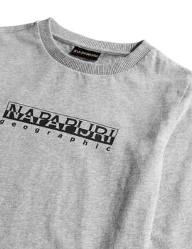 Camiseta Napapijri Box de manga larga y cuello redondo