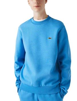 Sudadera Lacoste de cuello redondo de algodón orgánico