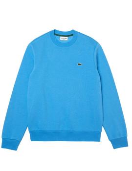 Sudadera Lacoste de cuello redondo de algodón orgánico