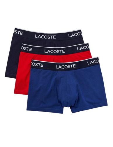 Pack de 3 calzoncillos Lacoste en algodón elástico