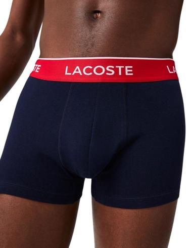 Pack de 3 calzoncillos Lacoste en algodón elástico