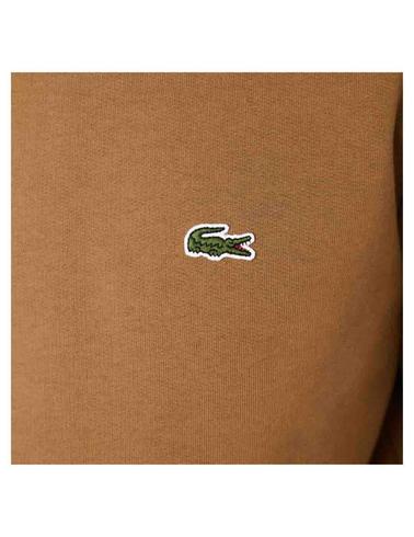 Sudadera Lacoste de cuello redondo de algodón orgánico