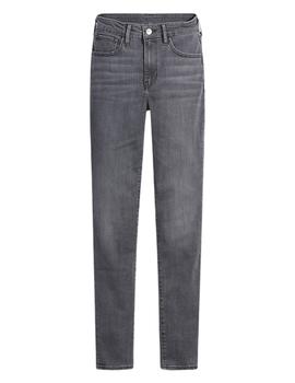 Pantalón Levi's® 724 High Rise Straight Z0745 Black Worn In