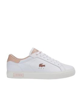 Zapatillas Lacoste Powercourt  de mujer en piel