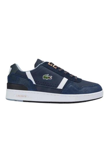 Zapatillas Lacoste T-Clip de hombre en piel y ante