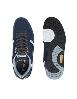 Zapatillas Lacoste T-Clip de hombre en piel y ante