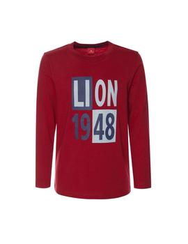 Camiseta Lion of Porches de algodón y cuello redondo