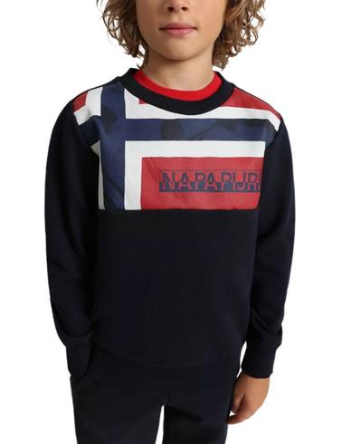 Sudadera Napapijri Beri de cuello redondo para niño