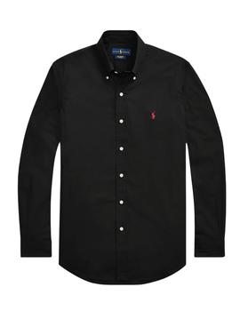 Camisa Polo Ralph Lauren Custom Slim Fit negra