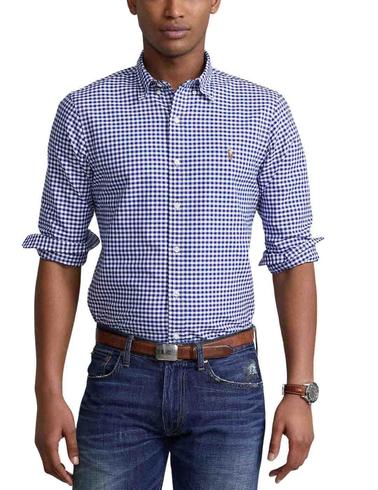 Camisa Polo Ralph Lauren slim fit con cuadro vichy