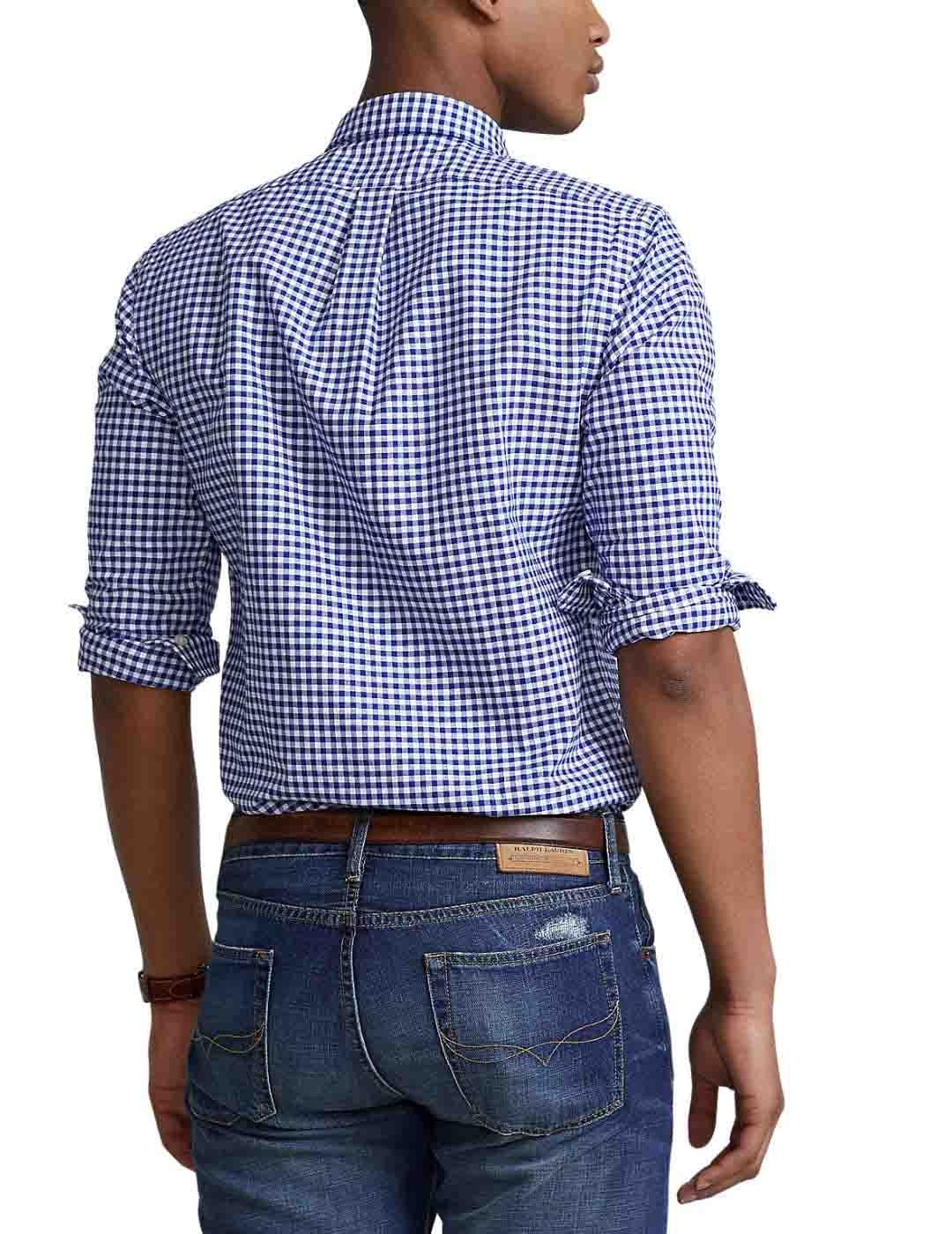 Camisa Polo Ralph Lauren slim fit con cuadro vichy