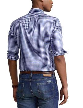 Camisa Polo Ralph Lauren slim fit con cuadro vichy
