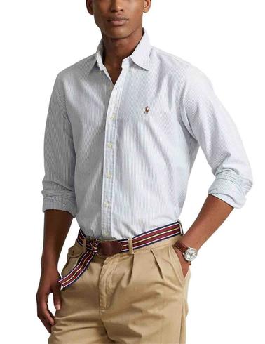 Camisa Polo Ralph Lauren de oxford slim fit de rayas