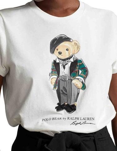 Camiseta Polo Ralph Lauren de cuello redondo con Polo Bear