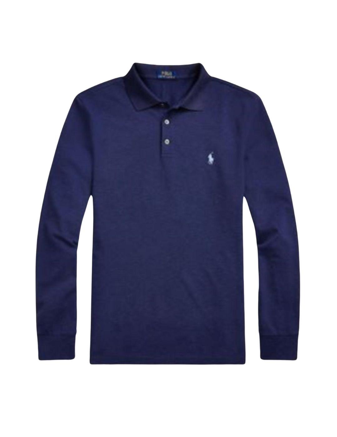 Polo Ralph Lauren polo m/l piqué azul