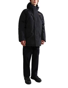 Chaqueta larga Napapijri Epoch Solid negro