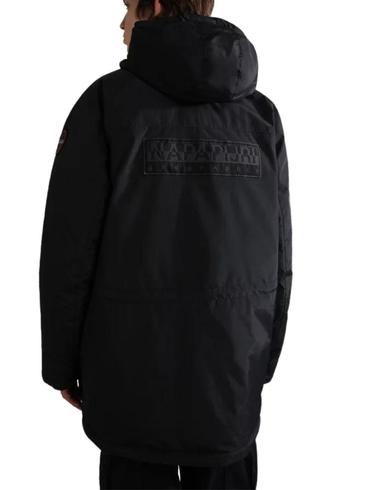 Chaqueta larga Napapijri Epoch Solid negro