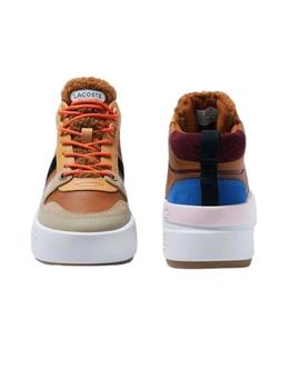 Zapatillas Lacoste L002 Winter Mid para mujer en piel